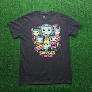 Stranger Things Tshirt Mens Medium Black‎ Short Sleeve Funko Pop Arcade Limited